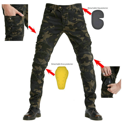 Meta Digital Store Jeans Outdoor Motorcycle Stretch Camouflage Motorcycle Jeans