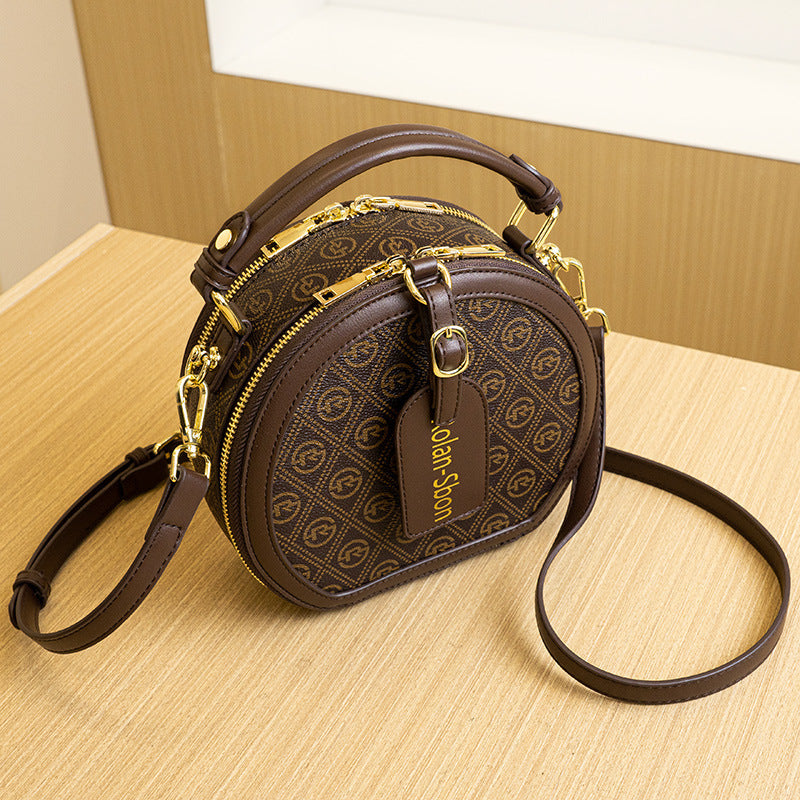 Meta Digital Store Fashion Small Round Bag Retro Handbag Commuter