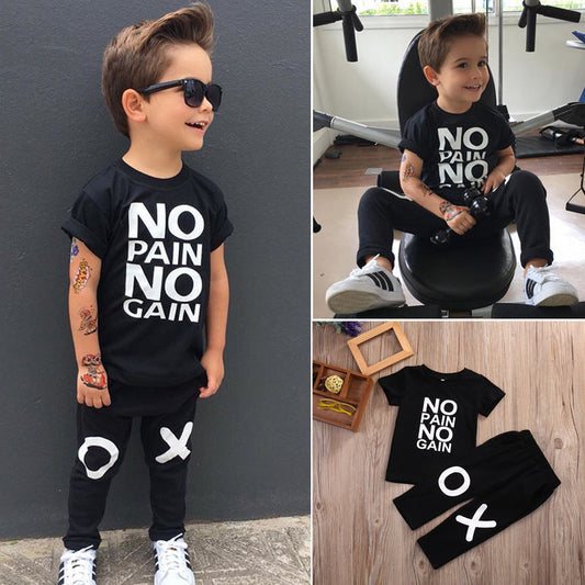 Meta Store Boys Clothing Summer children's clothes set