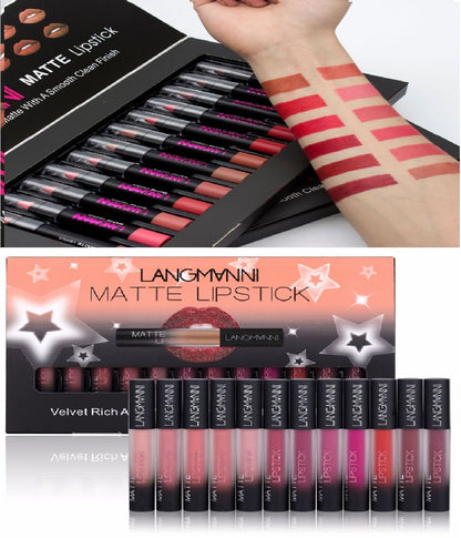 Mat Lipstiffie Waterdigte Langdurige Velvet Lipstick Set