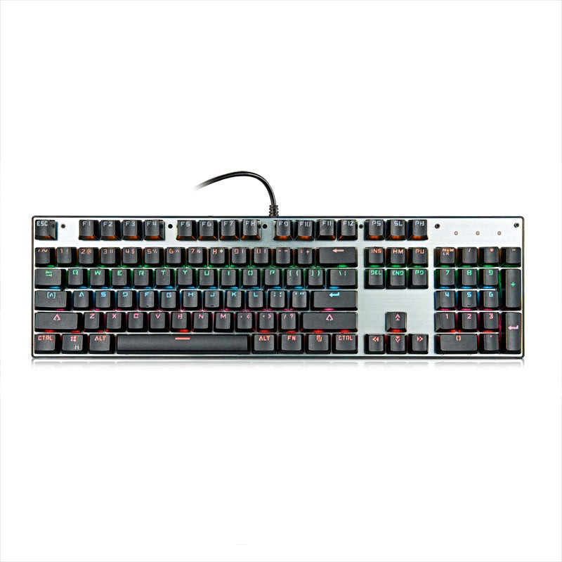 Meganiese Sleutelbord Groen Shaft Desktop Non Punch 87 Key Keyboard