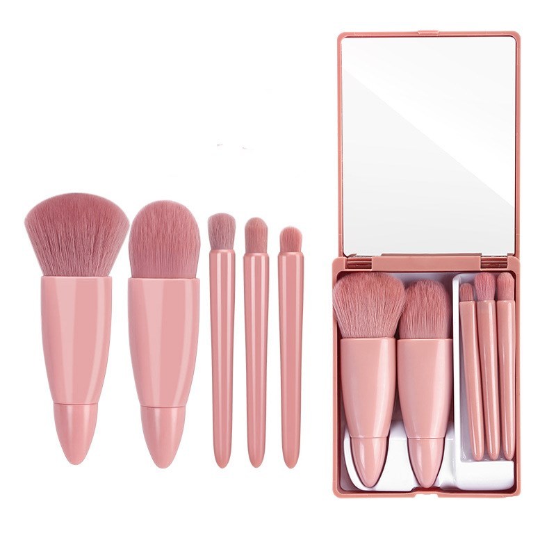 Meta Digital Store Makeup 5Pcs Makeup Brushes Tool Set Cosmetic Powder Eye Shadow Foundation Blush Blending Make Up Brush