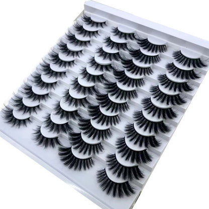 Meta Digital Store  NEW 20 Pairs 8-25mm Fake Eyelashes 100 Mink Eyelashes Mink