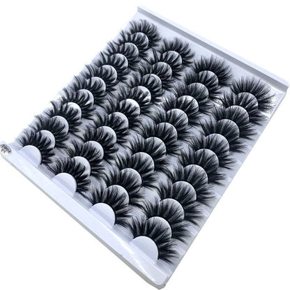 Meta Digital Store  NEW 20 Pairs 8-25mm Fake Eyelashes 100 Mink Eyelashes Mink