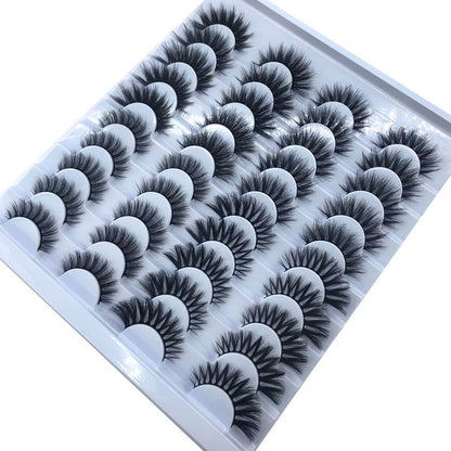 Meta Digital Store  NEW 20 Pairs 8-25mm Fake Eyelashes 100 Mink Eyelashes Mink