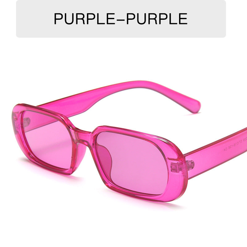 Meta  Digital Store  Retro  Small  Frame Sunglasses Female Candy Color Colorful Fashion Sunglasses