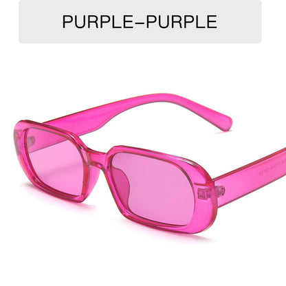 Meta  Digital Store  Retro  Small  Frame Sunglasses Female Candy Color Colorful Fashion Sunglasses