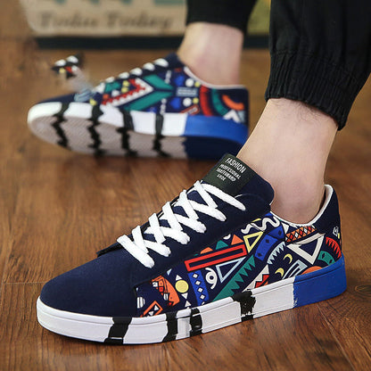 Trendy Man Old Beijing Cloth Shoes Men'S Single Shoes Spring Non-Slip Fashion All-Match