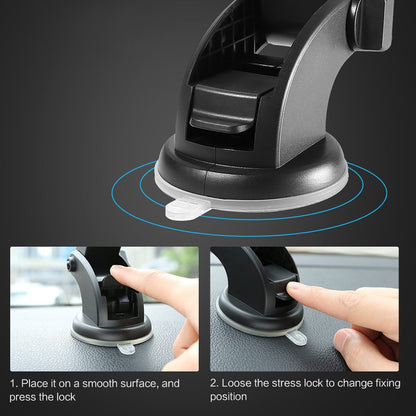 Meta Digital Store Car Phone Holder Long Rod Telescopic Car Dashboard Suction Cup Type