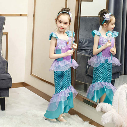 Meta Digital Store Girls Clothes Girls' dresses Halloween children's clothing