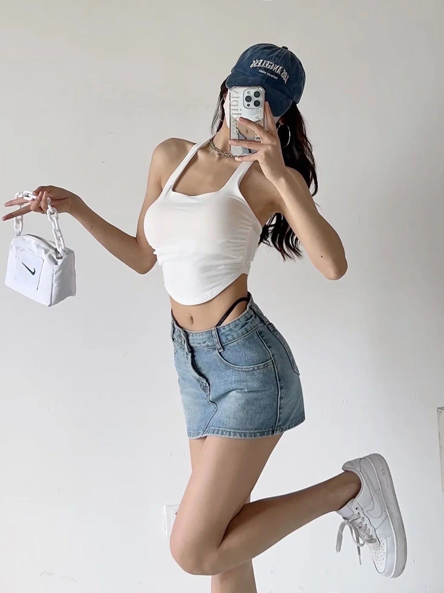 Meta Digital Store Women Jeans Fashion Irregular Fashion Denim Skirt For Women