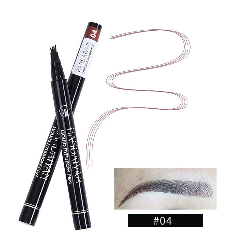 Meta  Digital Store  Four-head Eyebrow Pencil Liquid Eyebrow Pencil Tattoo Eyebrow Pencil Eyebrow Pencil 4-head Eyebrow Pencil Four-jaw Eyebrow Pencil