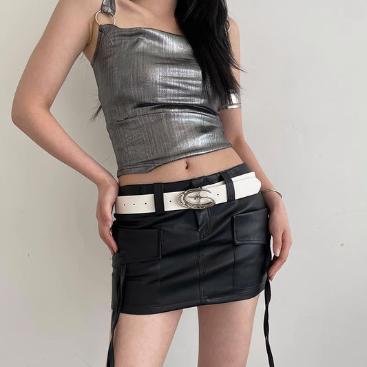 metadigitalstore.com  Women's Versatile Black Belt With Jeans