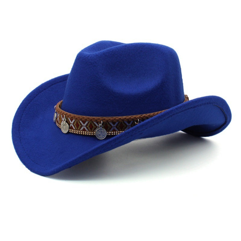 Meta  Digital Woman  Tibetan Style Chinese Style Pendant Leisure Sun Shade Protection Cowboy Hat