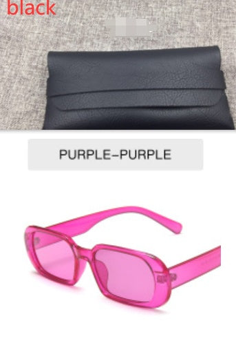 Meta  Digital Store  Retro  Small  Frame Sunglasses Female Candy Color Colorful Fashion Sunglasses