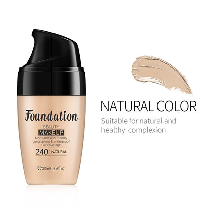 Bevogtigende verbloemer Natuurlike Make-up Foundation