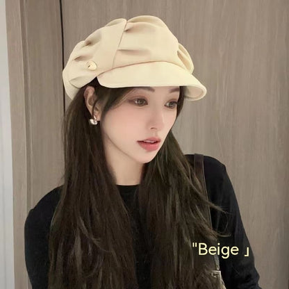 Meta   Digital Store Women's Fashionable Elegant Cloud Peaked Beret Cap Hat