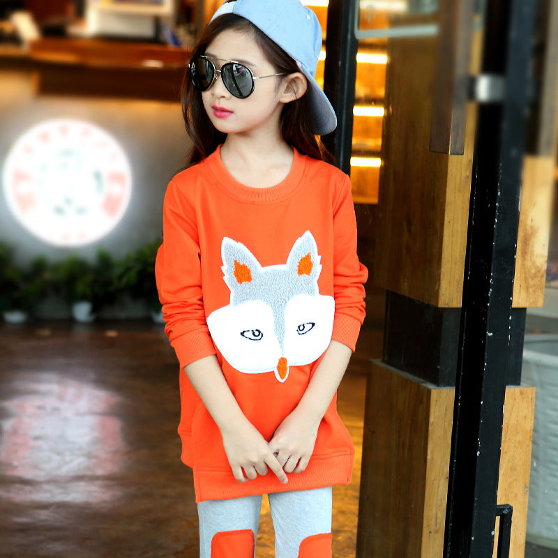 Meta Digital Store Girls Clothes Girls' suit new spring and autumn clothes