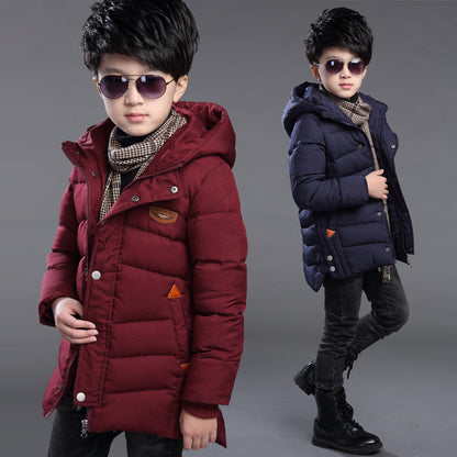 Meta Store Boys Clothing Boy's hooded padded padded jacket