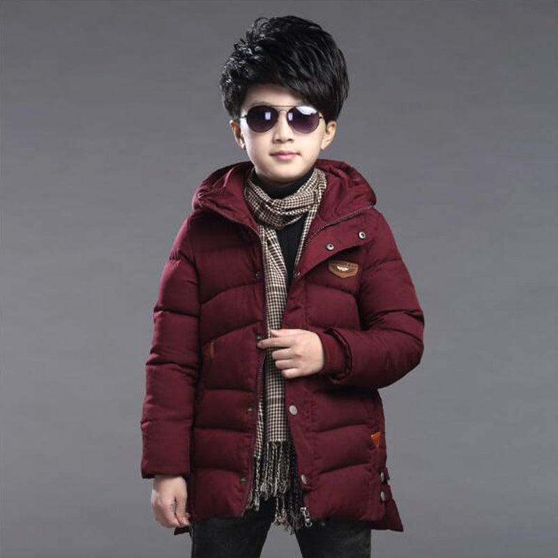 Meta Store Boys Clothing Boy's hooded padded padded jacket