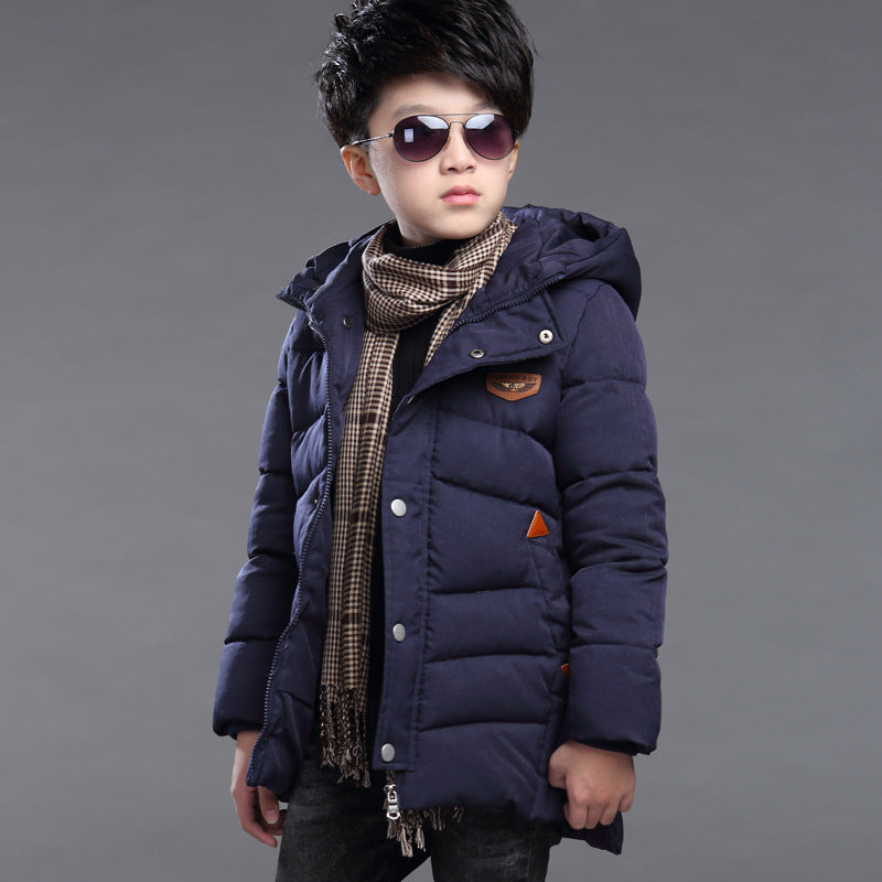 Meta Store Boys Clothing Boy's hooded padded padded jacket