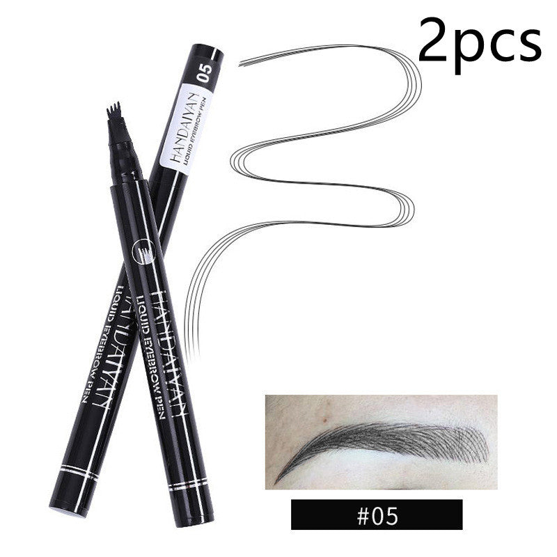 Meta  Digital Store  Four-head Eyebrow Pencil Liquid Eyebrow Pencil Tattoo Eyebrow Pencil Eyebrow Pencil 4-head Eyebrow Pencil Four-jaw Eyebrow Pencil