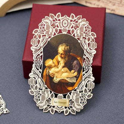 Hollow Lace Icon Bible Paper Bookmarks