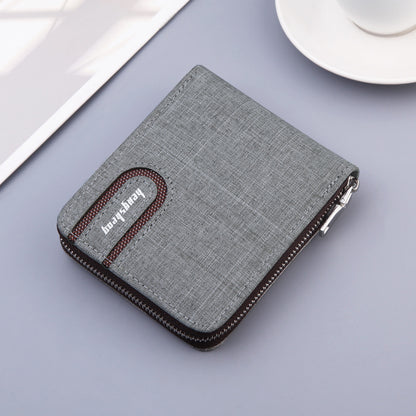 Meta Digital Store Bed Sheet Men's Canvas Short Multifunctional Wallet