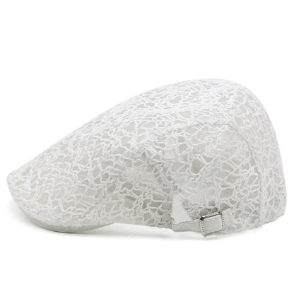 Meta  Digi Store  Lace Hard Gauze Beret Children's Casual Sun Hat