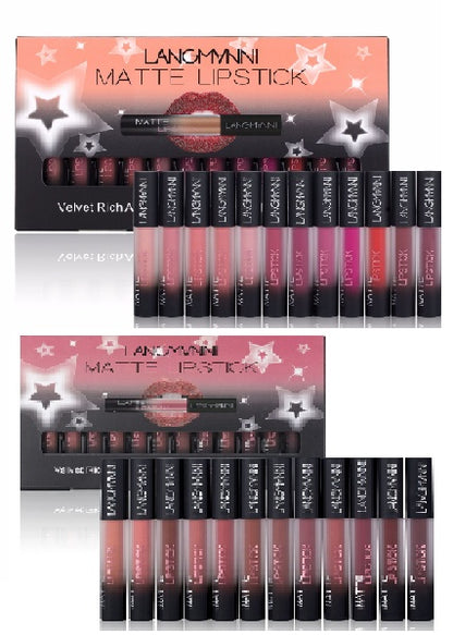 Mat Lipstiffie Waterdigte Langdurige Velvet Lipstick Set