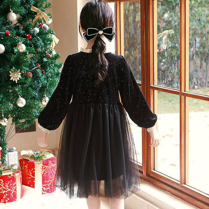 Meta Digital Store Girls Clothes Fashion Dress Princess Children New Year Clothes