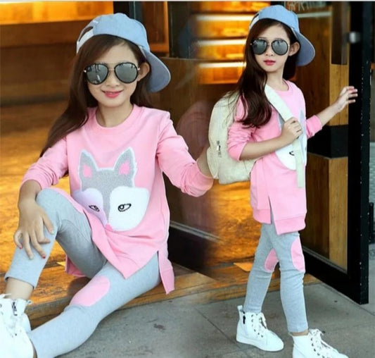 Meta Digital Store Girls Clothes Girls' suit new spring and autumn clothes