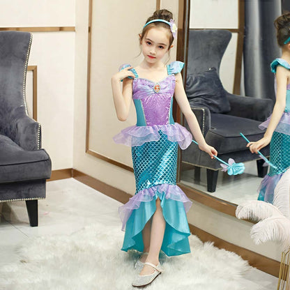 Meta Digital Store Girls Clothes Girls' dresses Halloween children's clothing