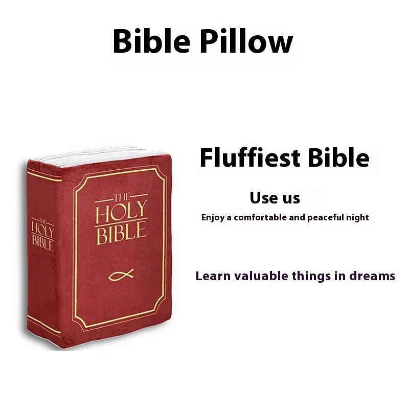 Bible Pillow Plush Toy Doll