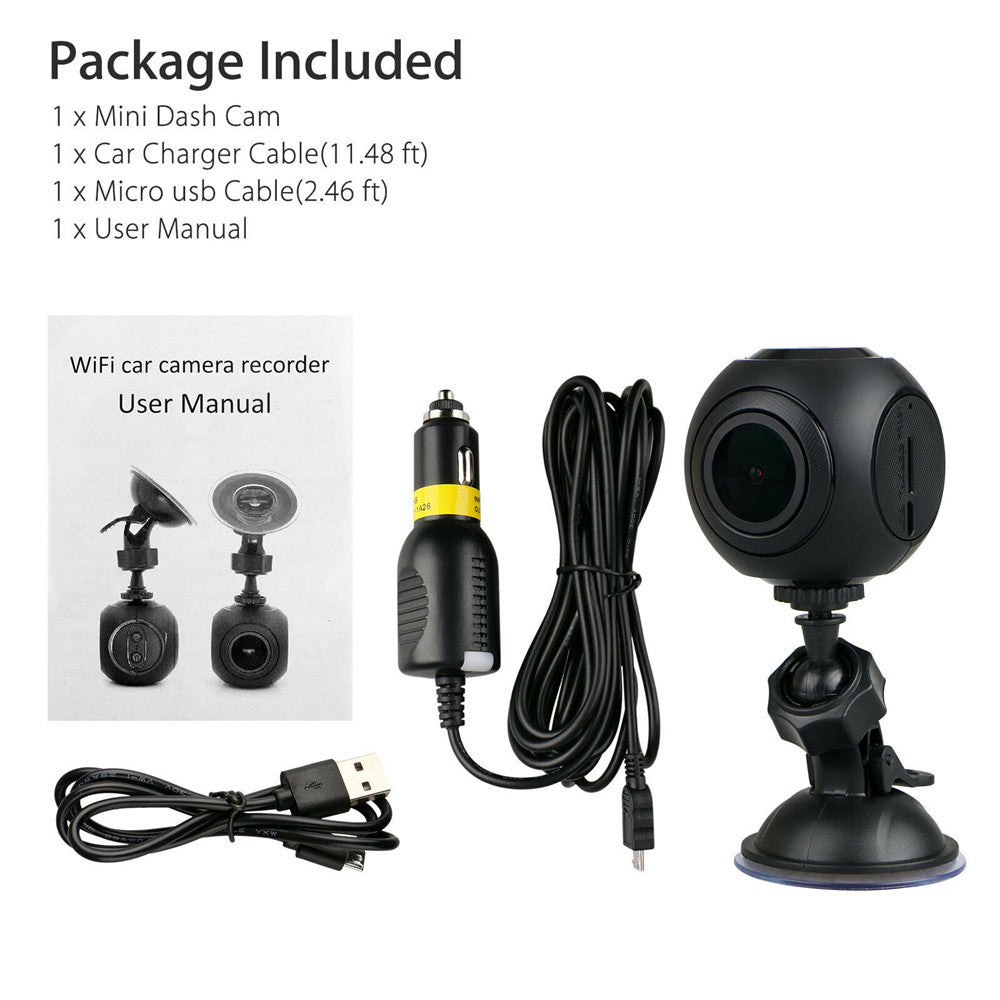 Meta  Avatar Store  Mini WiFi Car  Dash Cam FHD 1080P GPS Camera Dashboard W/ G-Sensor Night Vision