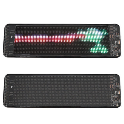 metadigitalstore.com  Programmable Car LED Sign LED Full-color Advertising Screen Ultra-thin Display Screen Custom Text Pattern Animation Display Car