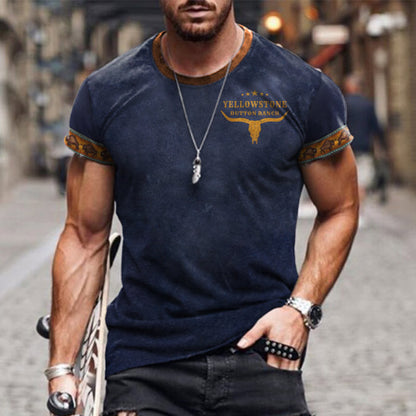 Meta Digital Store  Street Fashion 3D Printed Cross-border T-shirt Casual Loose Sports Style 3D Printed Short Sleeve