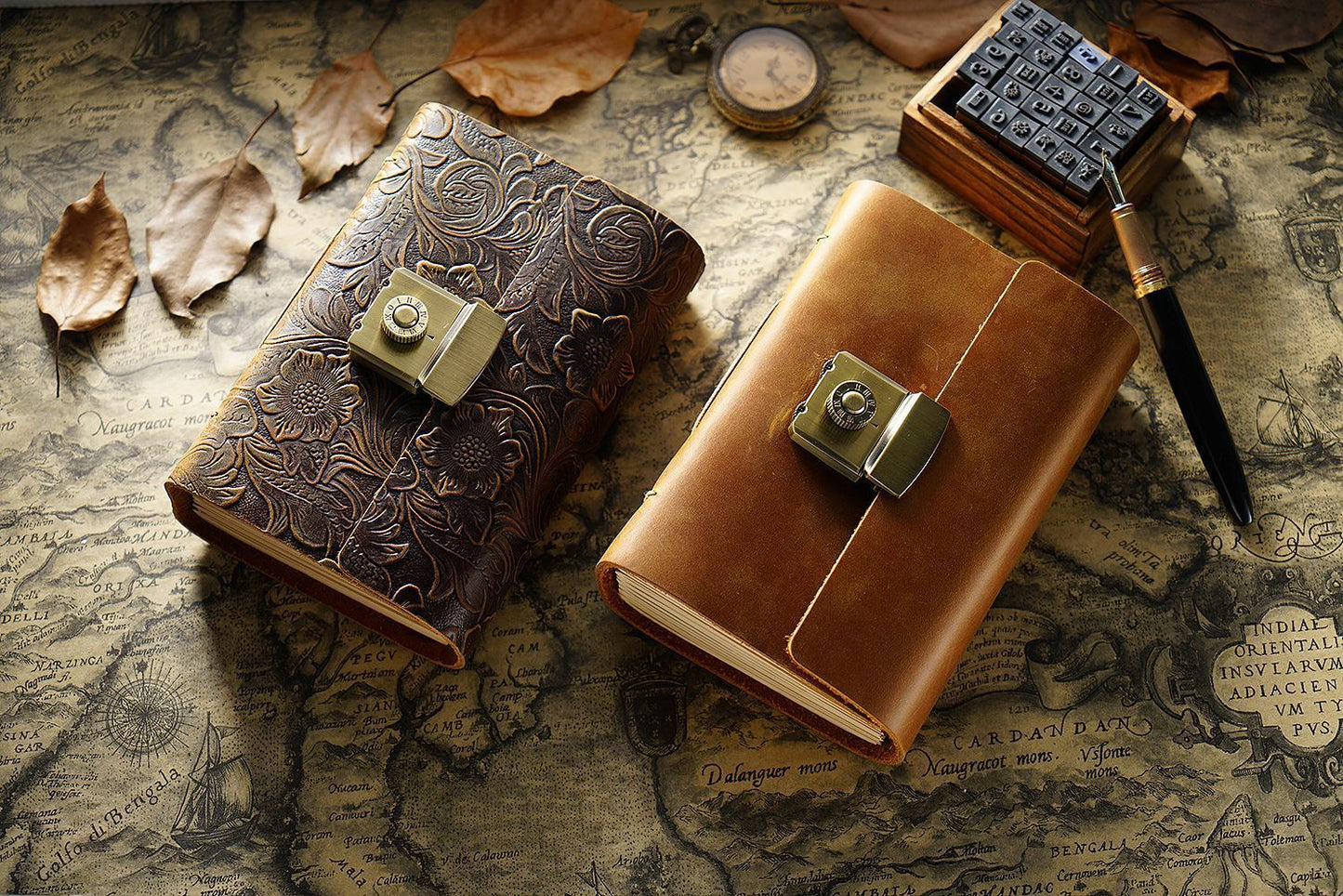 Vintage Journal Journal Cowhide Notebook