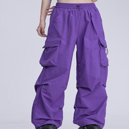 American Drawstring Loose Casual Pants