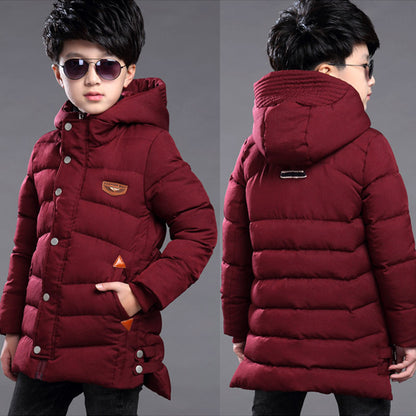 Meta Store Boys Clothing Boy's hooded padded padded jacket