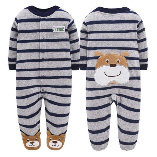 Lente Baba Meisie Klere Kinders Sagte Fleece Rompers Kinders