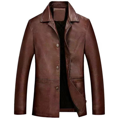 Meta Digital Store Autumn New Young And Middle-aged Leather Jacket