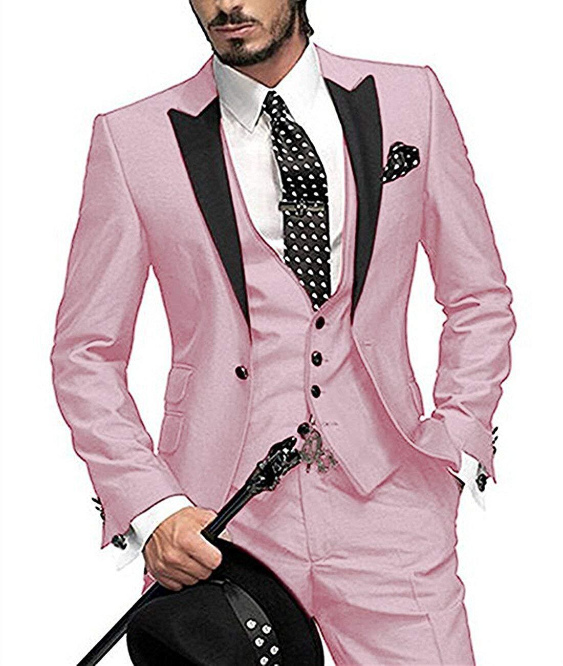 Meta  Digi Store  Men's Three-piece Suit Bridegroom Best Wedding Suit