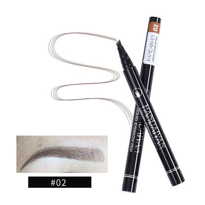 Meta  Digital Store  Four-head Eyebrow Pencil Liquid Eyebrow Pencil Tattoo Eyebrow Pencil Eyebrow Pencil 4-head Eyebrow Pencil Four-jaw Eyebrow Pencil