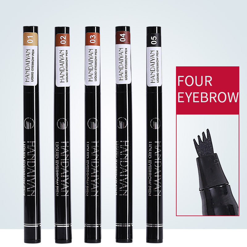 Meta  Digital Store  Four-head Eyebrow Pencil Liquid Eyebrow Pencil Tattoo Eyebrow Pencil Eyebrow Pencil 4-head Eyebrow Pencil Four-jaw Eyebrow Pencil