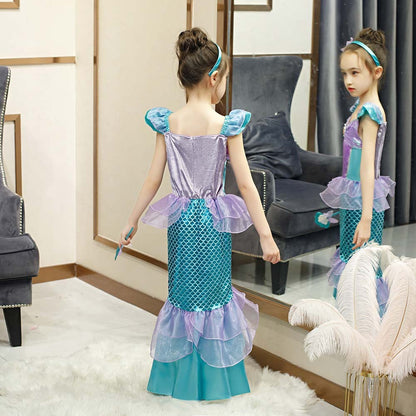 Meta Digital Store Girls Clothes Girls' dresses Halloween children's clothing