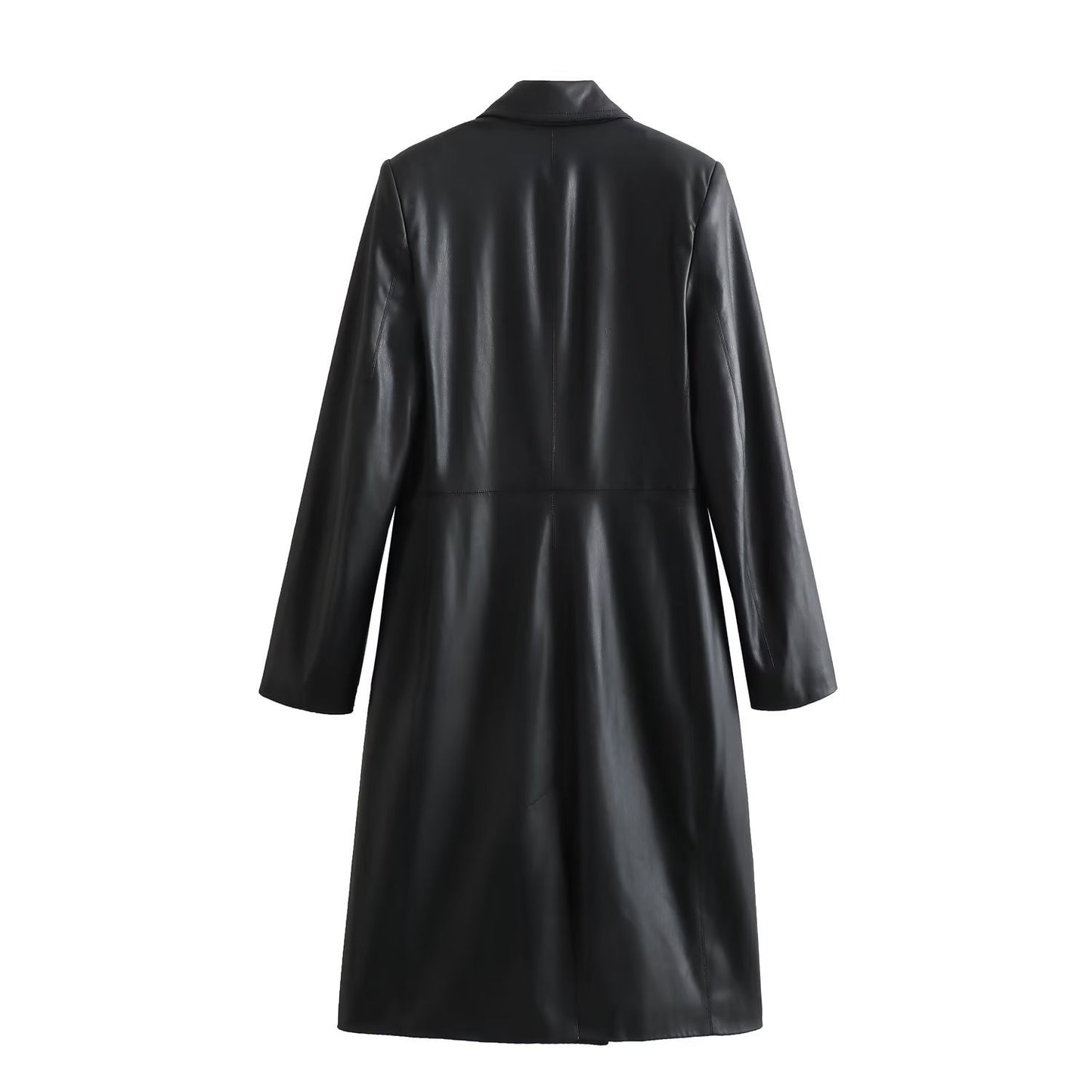 Dig i Store Autumn  And Winter New Women's Clothing Loose Fashion Casual Imitation Leather Coat