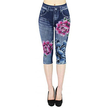 Meta Digital Store Women Jeans Fashion  Fashion Denim Leggings Women's Cropped Pants