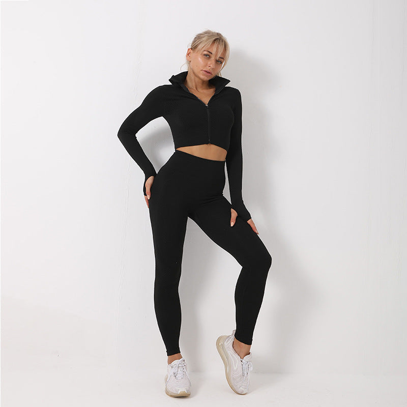 Meta Store 3 STKS Joga Stel Naatlose Sport Stel Vroue Gimnasium Klere Leggings Vroue Crop Top Sport BH Vroue Fitness Gym Stel Vroue uitrustings Sweetpak