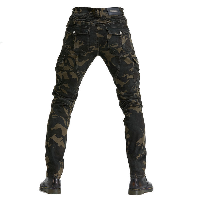 Meta Digital Store Jeans Outdoor Motorcycle Stretch Camouflage Motorcycle Jeans